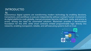 Smart Contract Development Explained The Technology Behind Autonomous ...