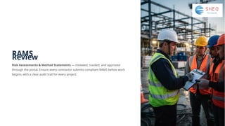 Smart Contractor Portal for Tracking and Compliance Management | PPTX