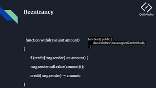 QuillAudit Smart contracts audit ppt - https://audits.quillhash.com