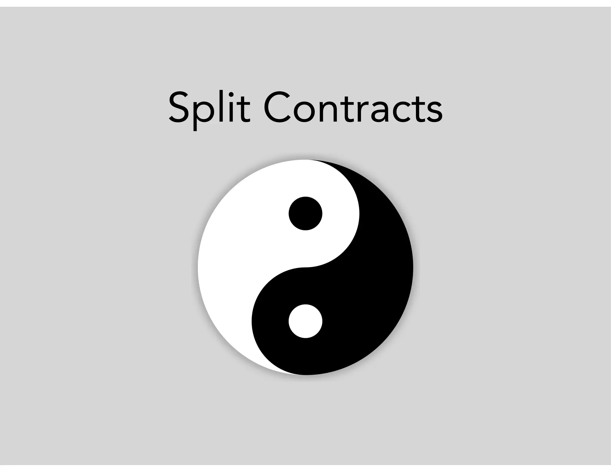Split Contracts