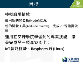 物聯智慧杯墊 Smart Cup Pad | PPTX