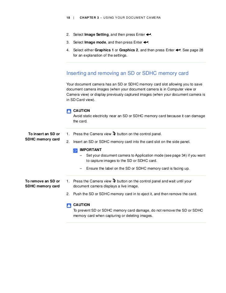 Smart DC330 Document Camera Guide