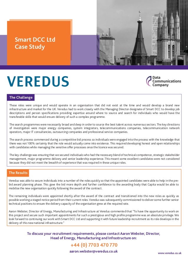 Case study Recruiting for Smart DCC