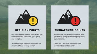 Smart Decision-Making and Turnaround Points in the Mountains: Mountain ...