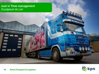 Just in Time management 
Zuydgeest de Lier 
12 TSitmela vrat nd edvei cperess teon tsamtiea rt systems Classificatie 
Smart Transport & Logistics 
 