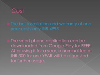 Smart door bell | PPTX