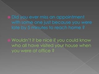 Smart door bell | PPTX