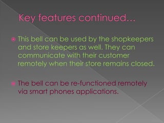 Smart door bell | PPTX