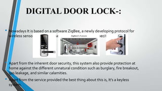 Smart digital door locking system | PPTX
