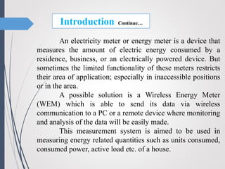 Smart energy meter (Updated) | PPTX