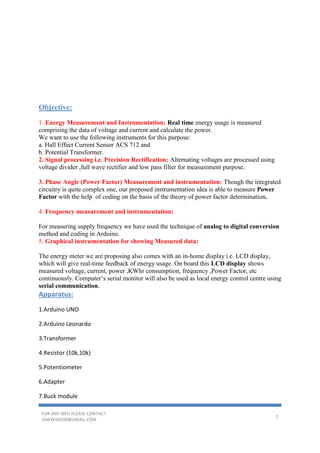 Smart Energy Meter | PDF
