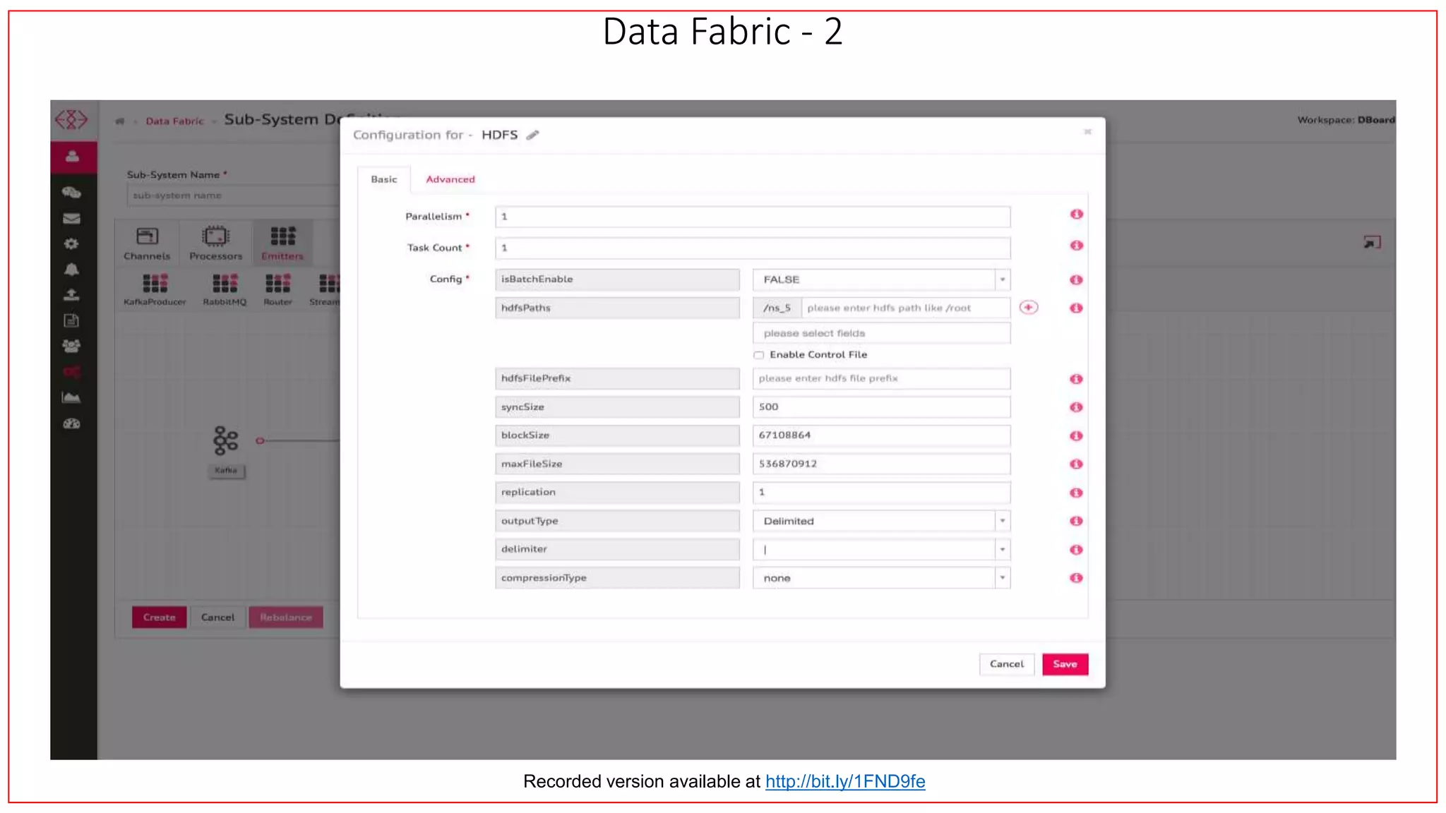 Data Fabric - 2
Recorded version available at http://bit.ly/1FND9fe
 