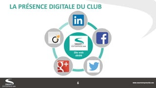LA PRÉSENCE DIGITALE DU CLUB 
Site web dédié 
6  