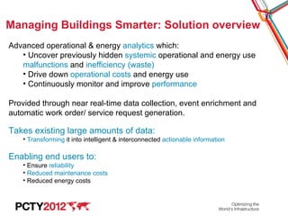 PCTY 2012, IBM Smarter Buildings v. Claire Penny | PPT