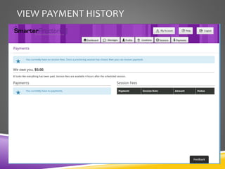 VIEW PAYMENT HISTORY
 