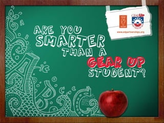 Are You Smarter Than A GEAR UP Student?