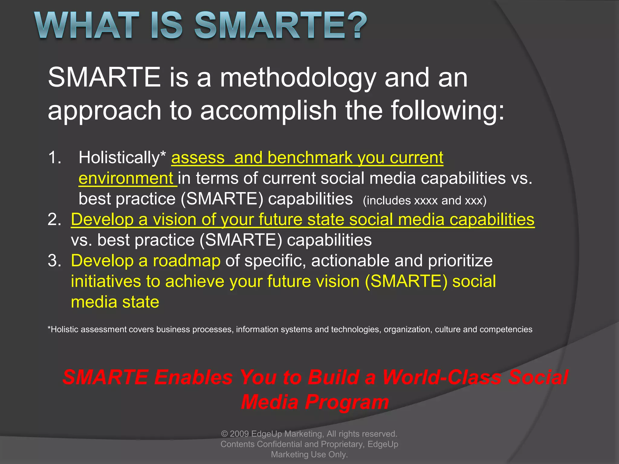 Percentage of your total budget allocated to Social Media in 2009N=19 of 46 org buyerstotal respondents 145SocialMediaBuyersGuide.com© 2009 EdgeUp Marketing, All rights reserved. Contents Confidential and Proprietary, EdgeUp Marketing Use Only.