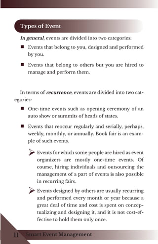Generic Events Examples Smart Event Management | PDF