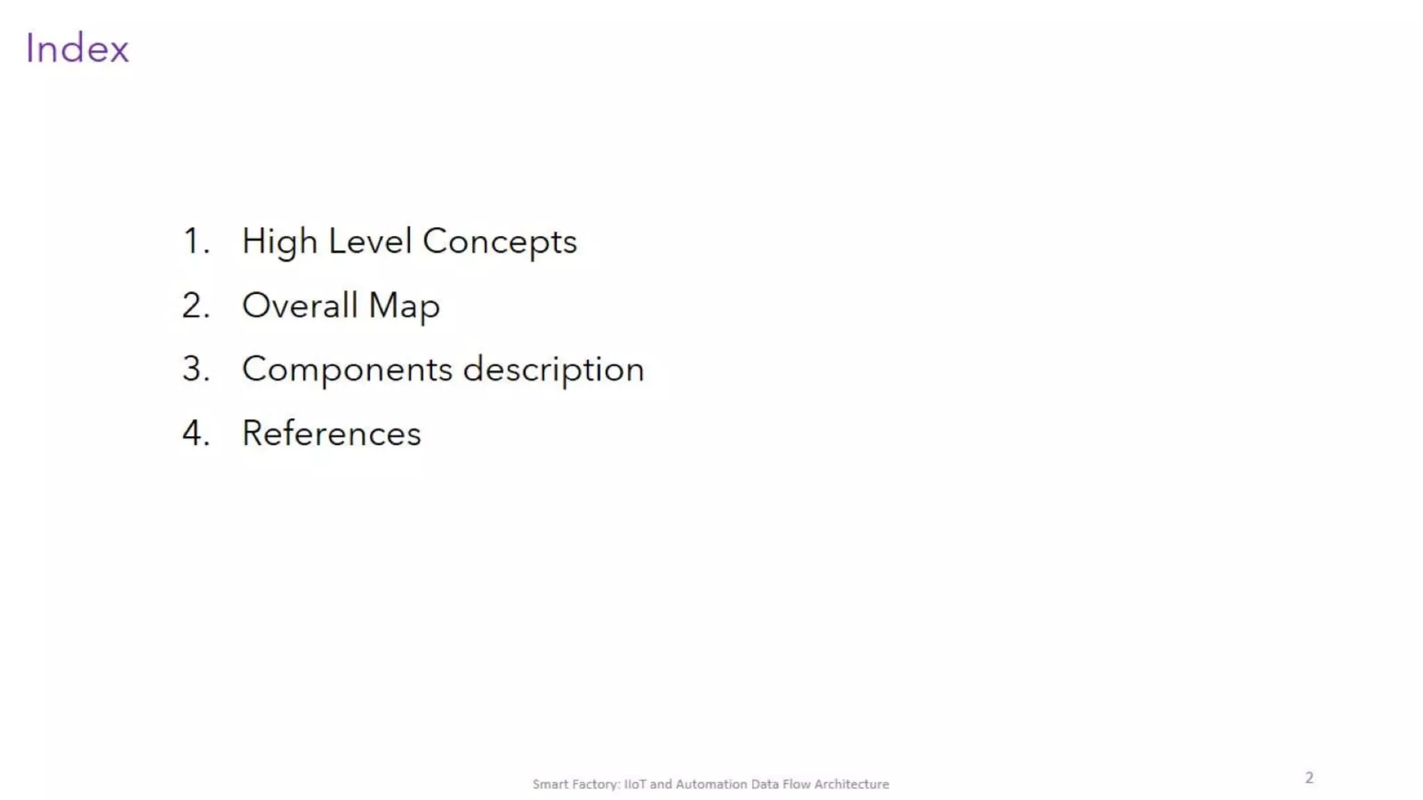 Smart factory IIoT and automation data flow architecture map | PPT