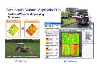 Commercial Variable Application/Yield Mapping Systems
SST SoftwareZUKOSHA
Fertilizer/Chemical Spraying
Business
 