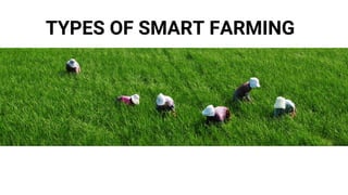 TYPES OF SMART FARMING
 