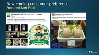 New coming consumer preferences
Food and Non-Food