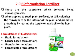 Smart fertilizers in sustainable agriculture | PPTX