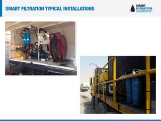 SMART FILTRATION TYPICAL INSTALLATIONS
 