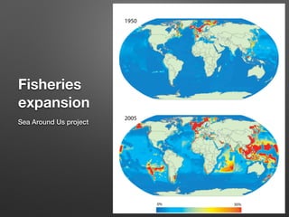 Fisheries
expansion
Sea Around Us project
 
