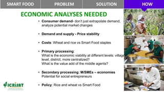 Smartfood- Good for you - the planet - the farmer by Joanna Kane-Potaka, Assistant Director General, External Relations, ICRISAT
