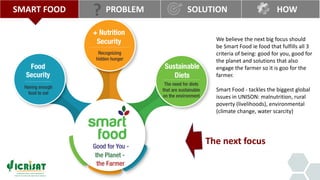 Smartfood- Good for you - the planet - the farmer by Joanna Kane-Potaka, Assistant Director General, External Relations, ICRISAT
