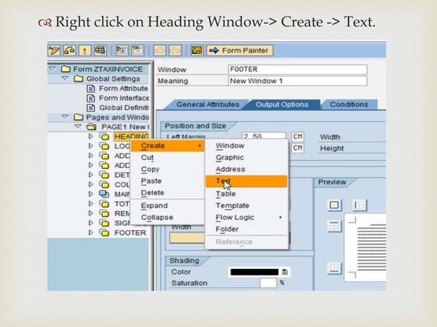 SAP Smart forms | PPTX | Desktop Publishing | Computer Software and ...