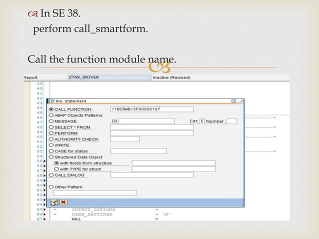 SAP Smart forms | PPTX | Desktop Publishing | Computer Software and ...