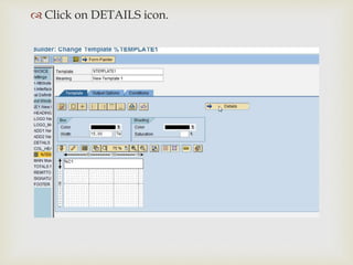 
 Click on DETAILS icon.
 