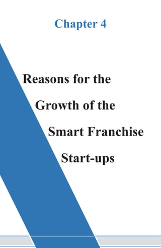 Chapter 4
Reasons for the
Growth of the
Smart Franchise
Start-ups
 