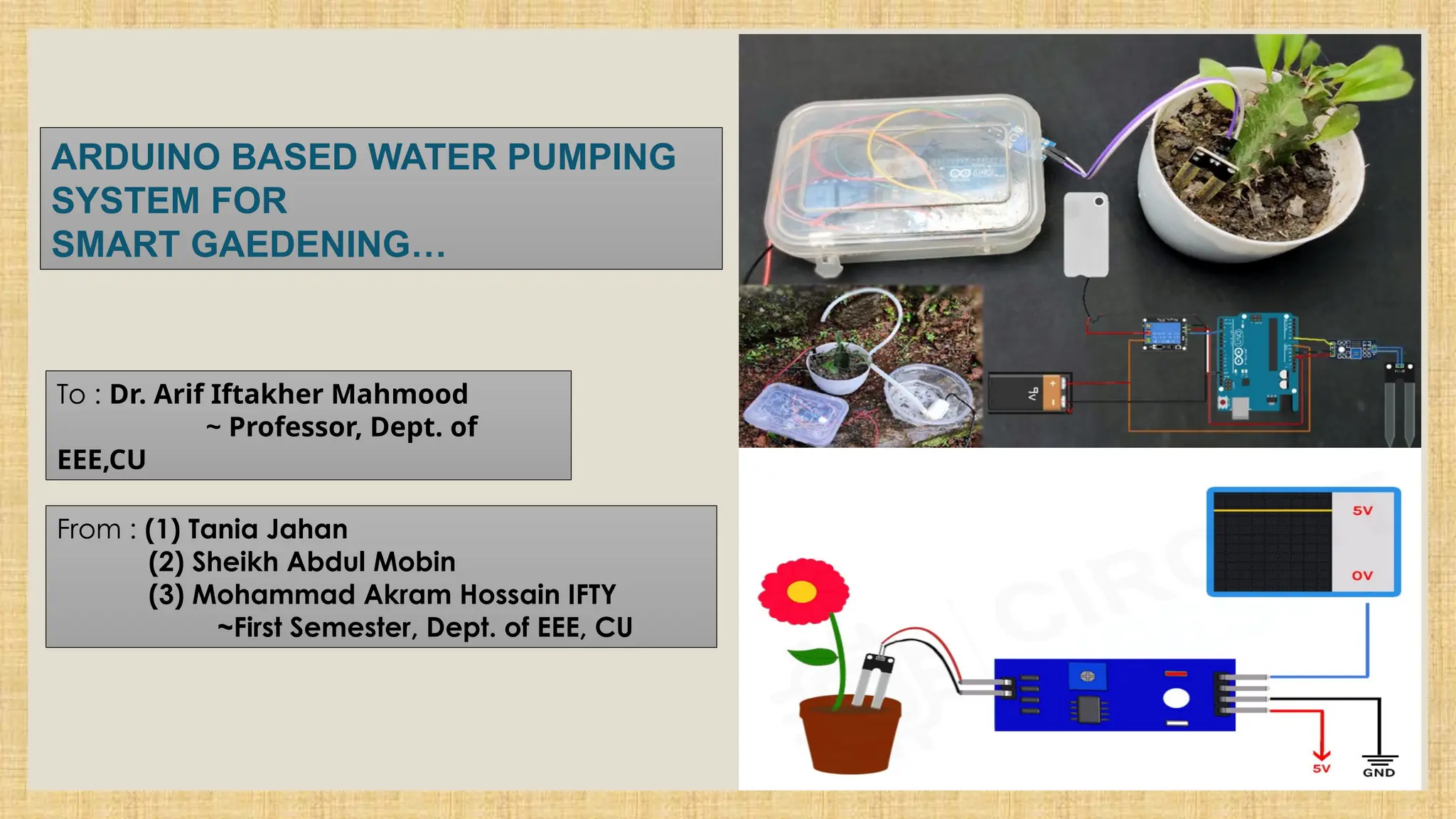 how to build a smart irrigation system with arduino uno | PPTX ...