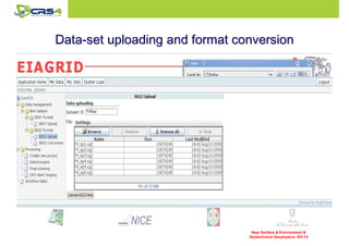 DDaattaa--sseett uuppllooaaddiinngg aanndd ffoorrmmaatt ccoonnvveerrssiioonn 
Near Surface  Environment  
Geotechnical Geophysics: SO-14 
 