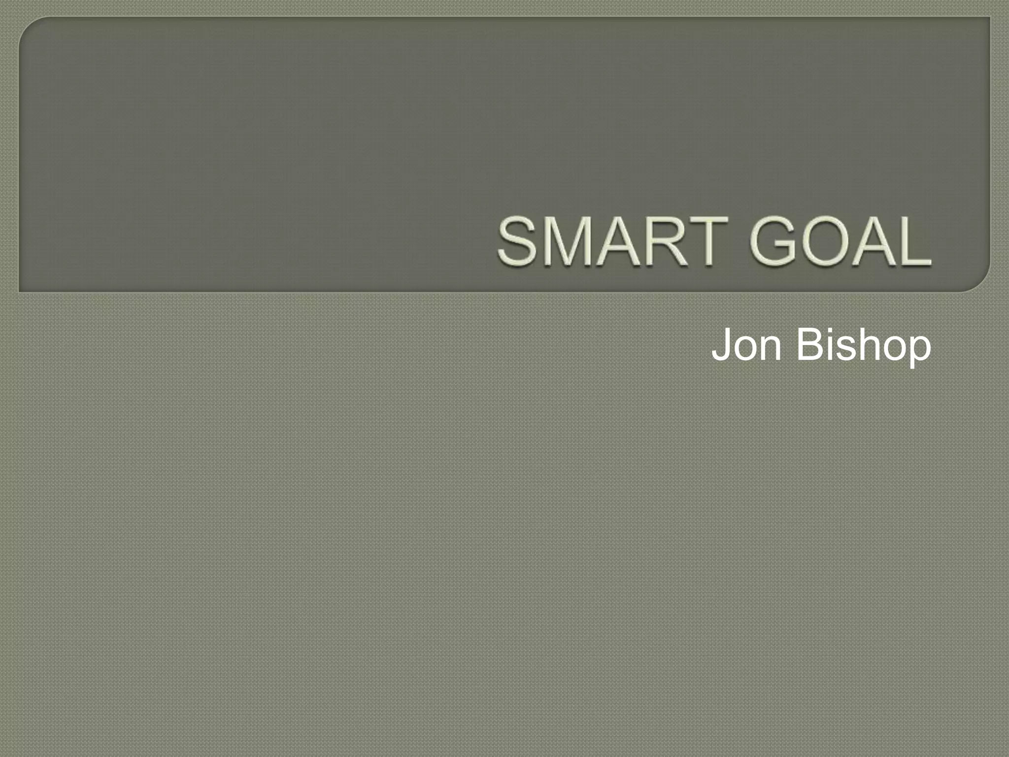 smart-goal-presentation-ppt
