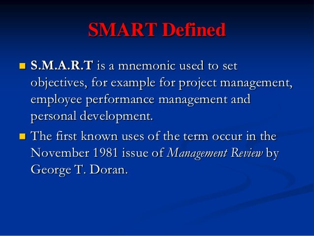 Smart Goals Smart Goals