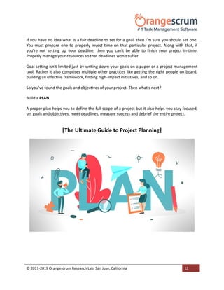 Smart Goal Setting and Project Planning | PDF
