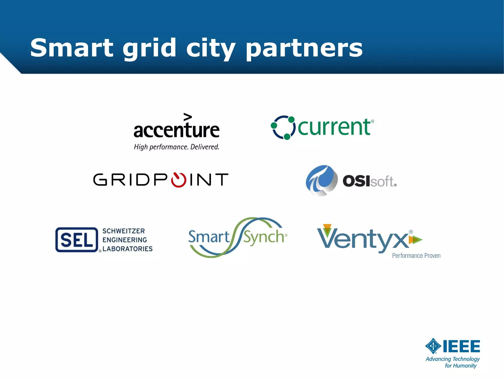 Smart grid city partners
 