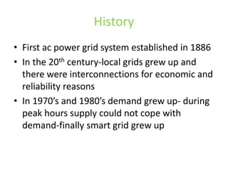First Power Grid Smart grid | PPTX