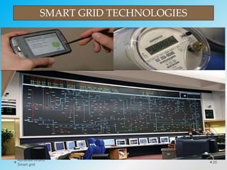 SMART GRID TECHNOLOGIES
20
Abhishek Anand
Smart grid
 
