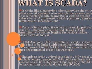 Scada Powerpoint SCADA | PPTX