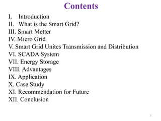 Smart grid distribution system | PPTX