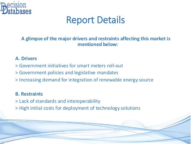 Smart Grid Market Report Analysis Overview