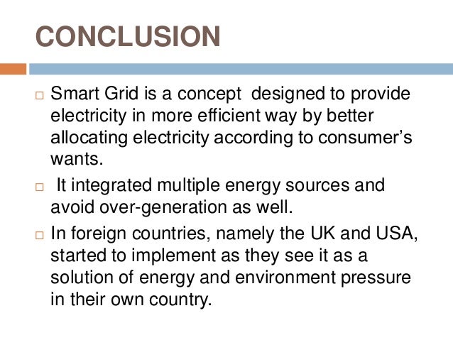 Smart Grid Ppt