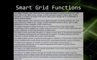 Smart Grid Functions




                       7
 