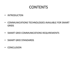 Smart grid technologies | PPTX
