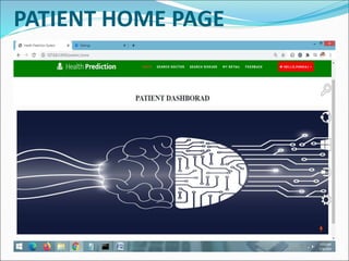 PATIENT HOME PAGE
 